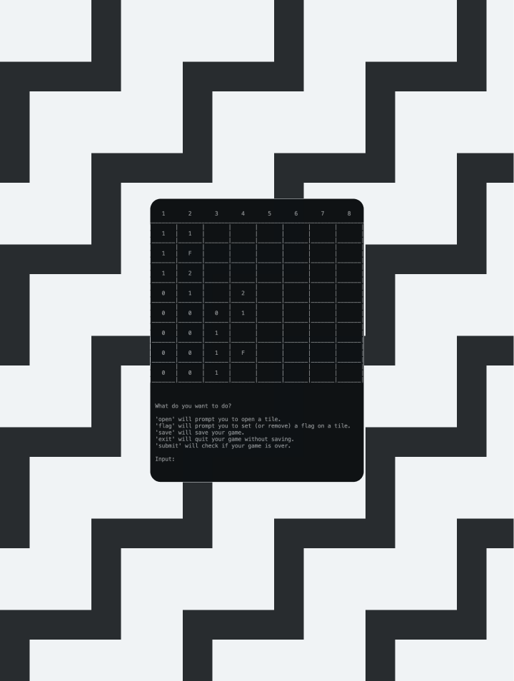 CLI Minesweeper